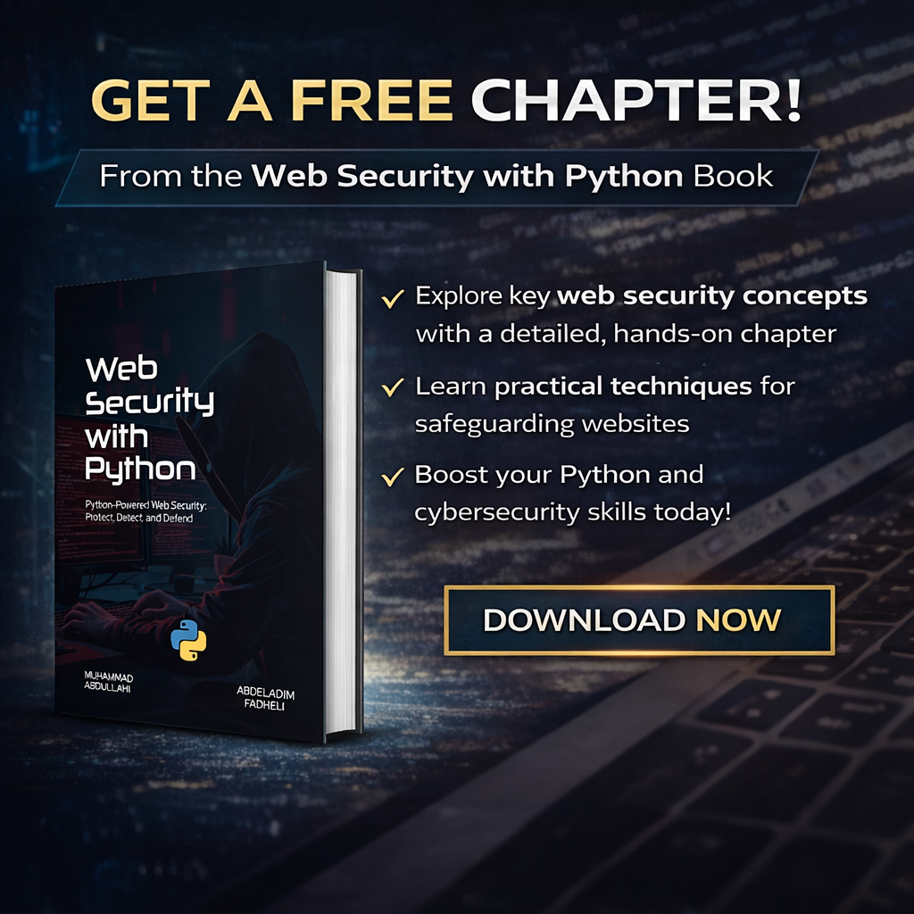 Get a Free Chapter - Web Security with Python Book